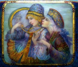 ВОЛШЕБНАЯ ФЕДОСКИНСКАЯ РОСПИСЬ НАДЕЖДЫ СТРЕЛКИНОЙ