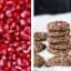 Шоколадное печенье с гранатом
