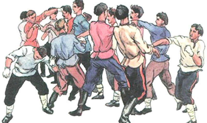 Ратное дело. К истории кулачных боев.