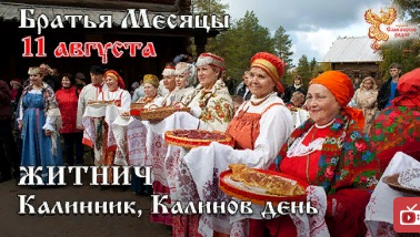 Братья месяцы. 11 августа - Калинник, Калинов день. ЖИТНИЧ. Братья месяцы. 11 августа - Калинник, Калинов день. ЖИТНИЧ.