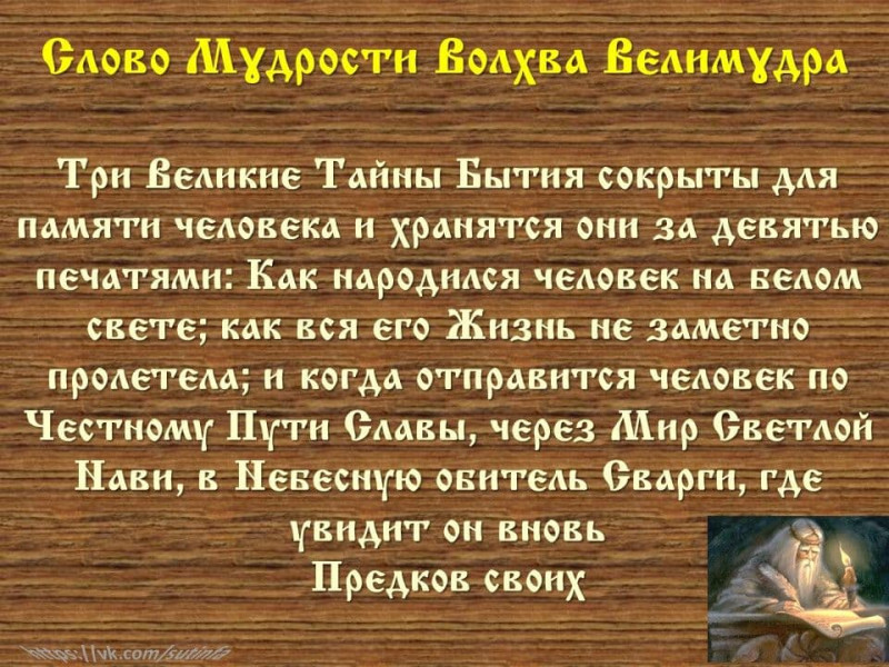Вѣда. Слово Мɣдрости Волхва Велимɣдра (Словеса Вѣдъ, кои повѣдаша Волхвъ Велимудре)