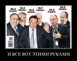 Один процент россиян жирует за счет всей страны