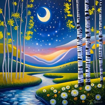 Захмелел от счастья месяц... ПЕСНЯ В ДУШУ