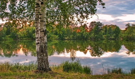 Склонилась Русь над тихою рекою...