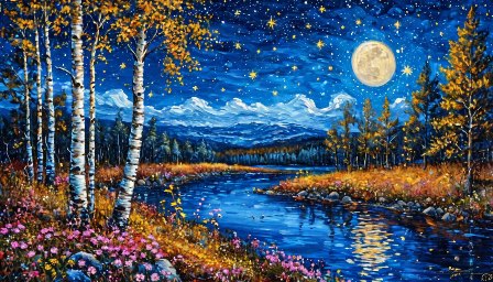 Густеет ночь над деревушкой... Густеет ночь над деревушкой...