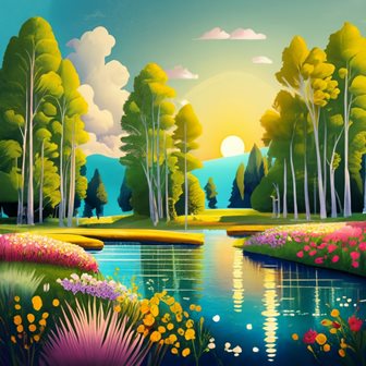 Веет утренней прохладой... Веет утренней прохладой...