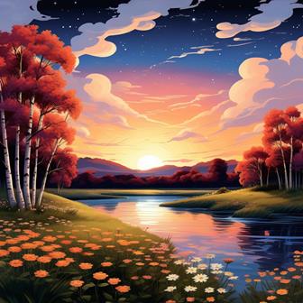 Вечер дремлет у дороги... ПЕСНЯ НА СТИХИ