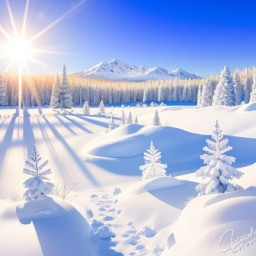 Даль укрылась серебром...