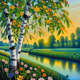 Я вижу, как тихий вечер... Песня на стихи