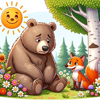 Лиса и медведь Видеосказка