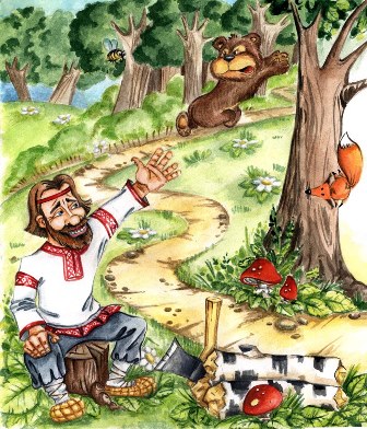 Медведь-шутник Сказкав стихах