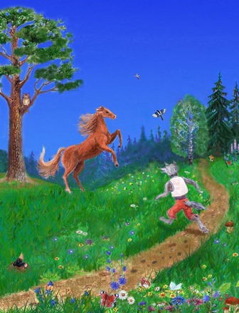 Волк и мужик Сказка в стихах Волк и мужик Сказка в стихах