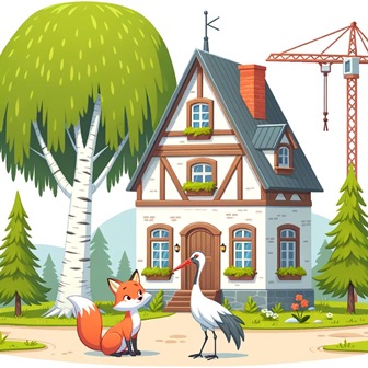 Про лису и журавля Сказка в стихах Про лису и журавля Сказка в стихах