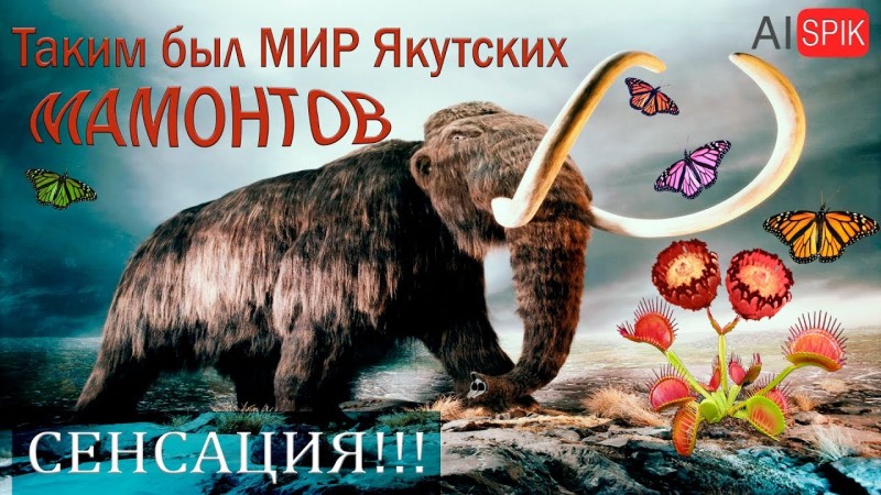 Таким был МИР Якутских МАМОНТОВ.СЕНСАЦИЯ!!! #AISPIK #aispik #айспик