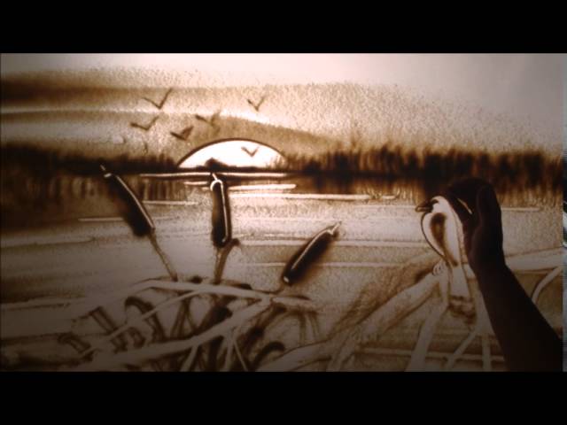 Нина Резник и Кукушкин Баритон - ИВОЛГА. Песочная анимация Екатерины Шеффер.