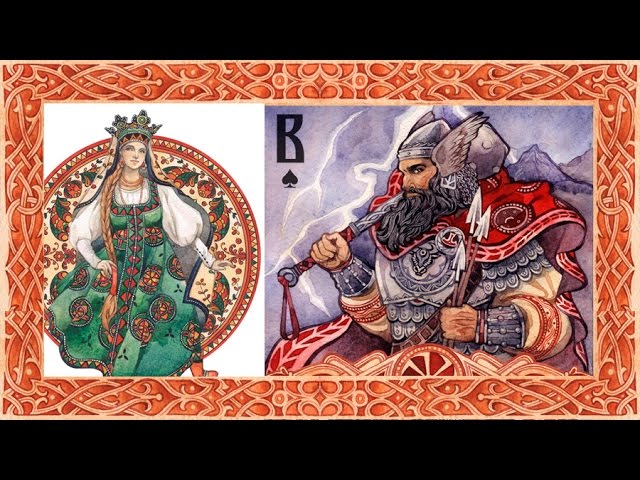 Художник Лосенко Мила - Родные боги на картах и русские ремесла