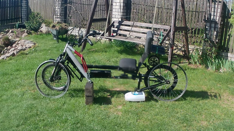 Оригинальный велотранспорт для белорусской деревни