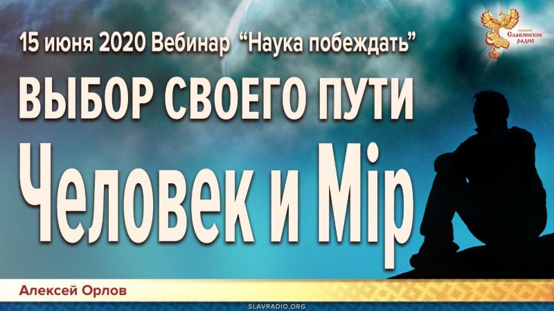 ЧЕЛОВЕК И МIР. Наука побеждать. Выбор своего пути | Вебинар Алексея Орлова
