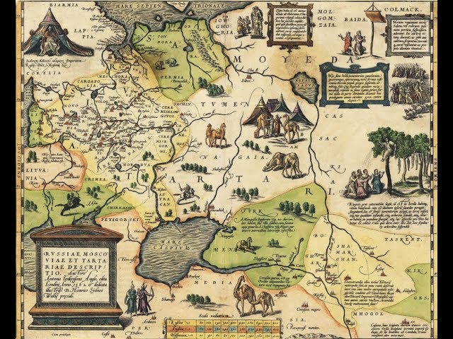Удивительная карта России, Московии и Тартарии.