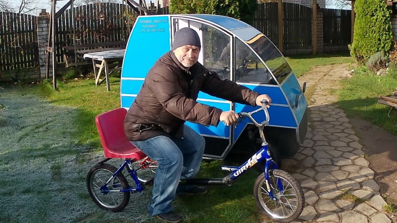 Белорусский веломобиль как транспорт будущего для деревни