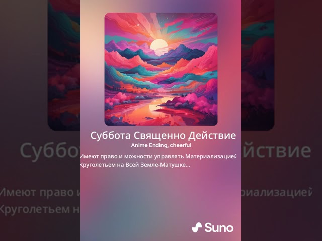 Священнодействие на Субботу