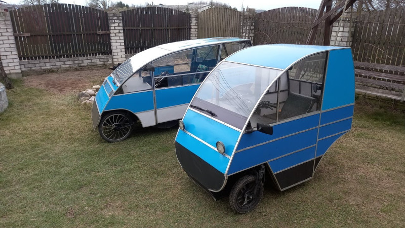 Белорусский веломобиль, испытание на дальность. Belarusian velomobile, range test.