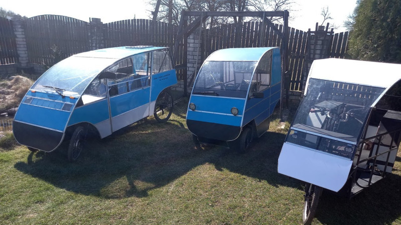 Первая белорусская веломобильная артель. The first Belarusian velomobile artel.