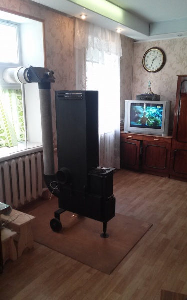 Ракетная печь  Rocket Stove   на твёрдом топливе  для обогрева часть 4