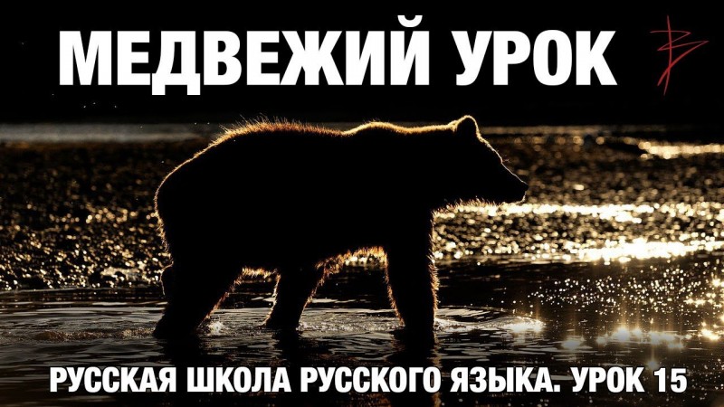 Русская Школа Русского Языка. БЕРлога гуБЕРнатора. БЕРёзы БЕРлина.Урок 15. Медведь. В.Сундаков