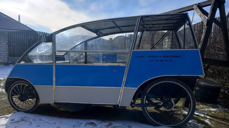 Белорусский электро веломобиль Ответы на вопросы Belarusian electric velomobile. Answer to questions