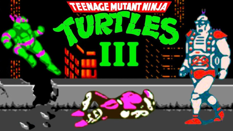 Teenage Mutant Ninja Turtles 3 (Черепашки Ниндзя 3) прохождение (NES, Famicom, Dendy)