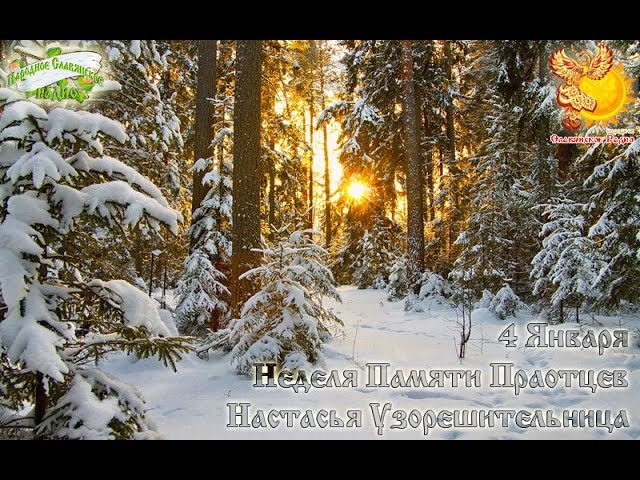 Братья месяцы    4-е января    Настасья Узорешительница