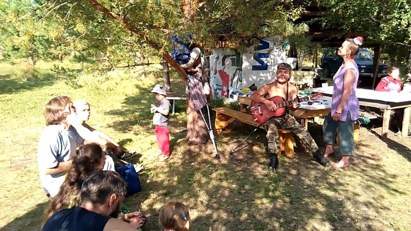 Мансур Низами поет на семинаре Родовая нить в Родовом поселении Радосвет