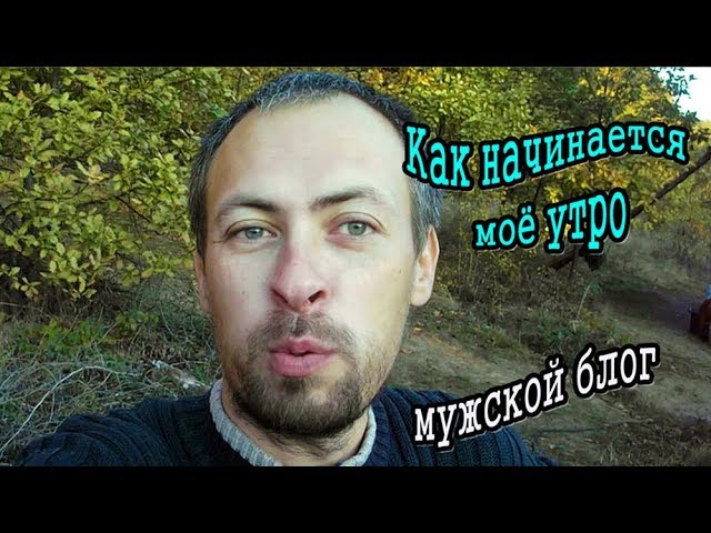 Как начинается моё утро в лесу (мужской блог)