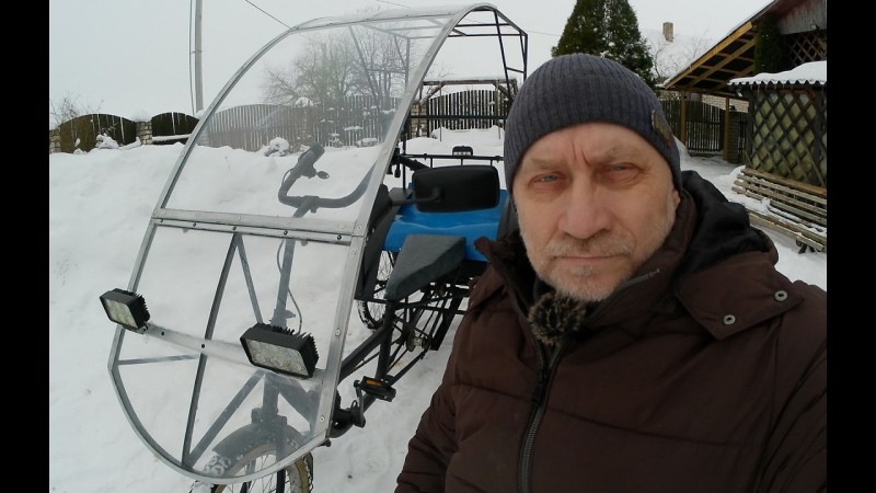 Трехколесный велосипед для деревни и любой погоды