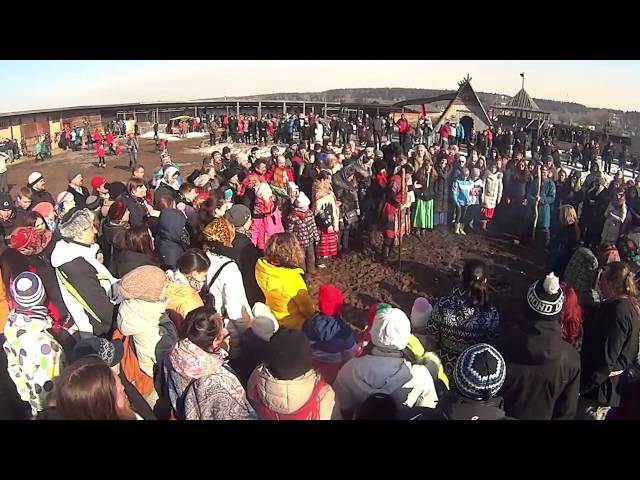 Масленица (Комоедица) в Славянском Кремле - март 2016