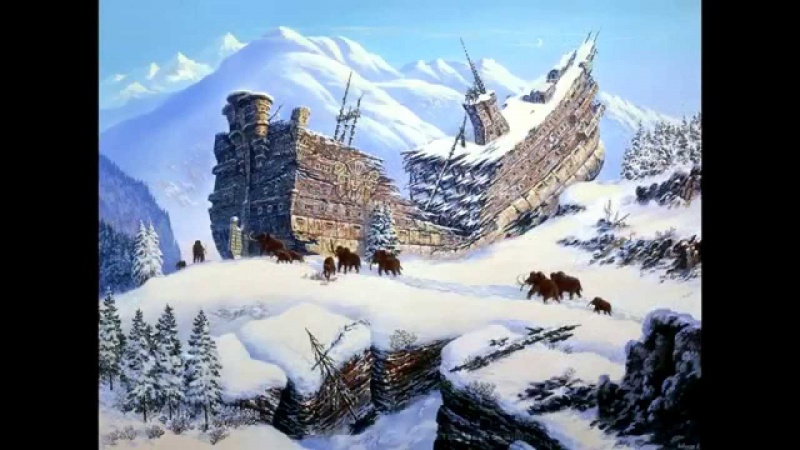 Славянская живопись. Художник Всеволод Иванов. Зима.