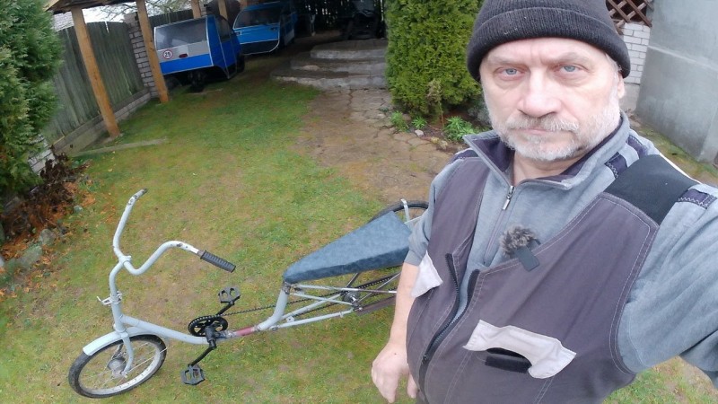 Первая поездка на веломобиле девятого поколения