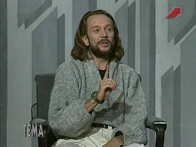 Телепередача "ТЕМА" выпуск "Школа выживания". В гостях Виталий Сундаков. Эфир 1995 год